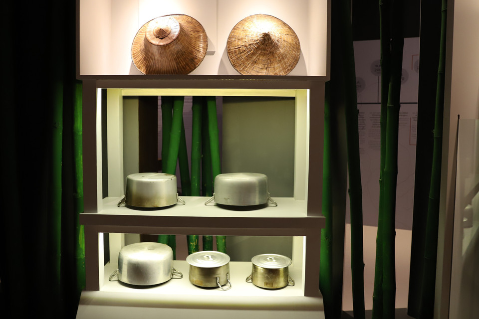 Hiện vật tại bảo tàng. (Ảnh: Hữu Kiên/TTXVN)