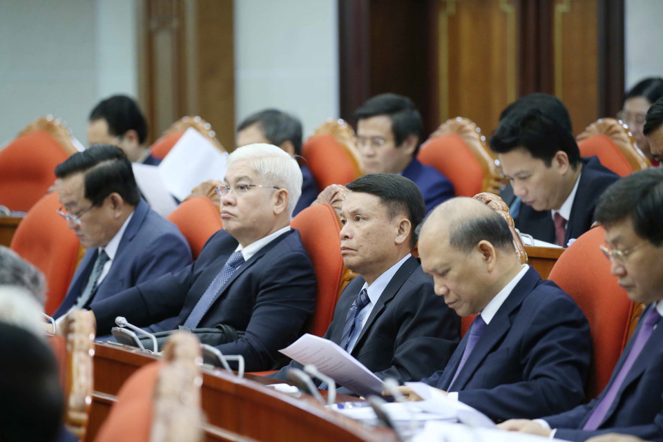 Ủy viên Trung ương Đảng dự Hội nghị. (Ảnh: Phương Hoa/TTXVN)