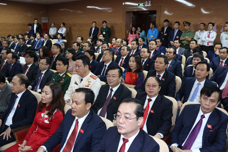 Các đại biểu tham dự đại hội. (Ảnh: Thống Nhất/TTXVN)