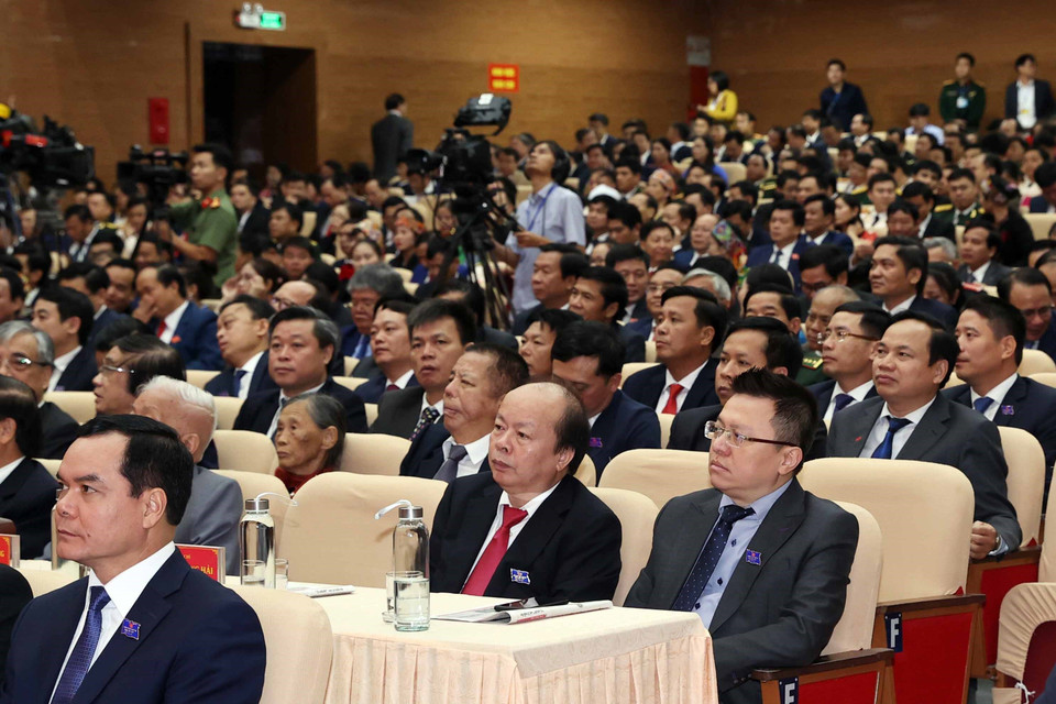 Các đại biểu tham dự đại hội. (Ảnh: Thống Nhất/TTXVN)