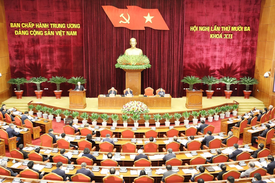 Quang cảnh phiên khai mạc Hội nghị. (Ảnh: Trí Dũng/TTXVN)