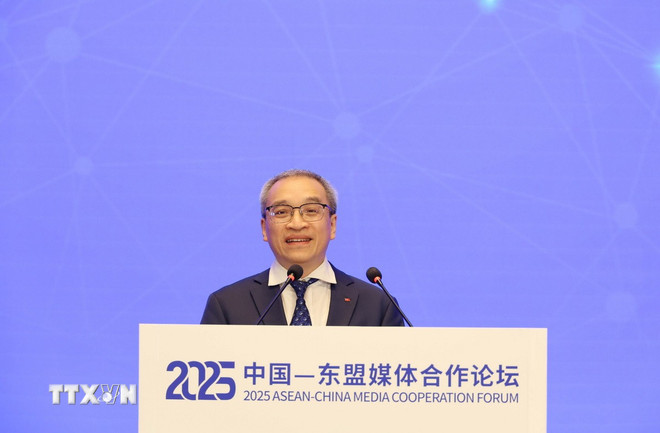 Deputy Minister of Culture, Sports and Tourism Phan Tam speaks at the Forum. (Photo: Cong Tuyen/VNA) ttxvn-thu-truong-phan-tam.jpg
