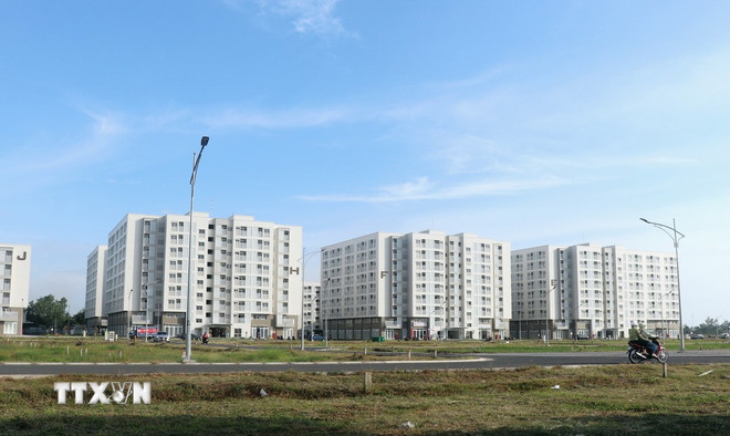 Một khu nhà ở xã hội ở thành phố Cần Thơ. (Ảnh: Thu Hiền/TTXVN) ttxvn-nha-o-xa-hoi-2.jpg