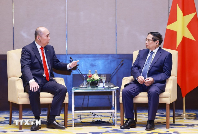 Thủ tướng Phạm Minh Chính làm việc với các doanh nghiệp hàng đầu Malaysia - Ảnh 3.