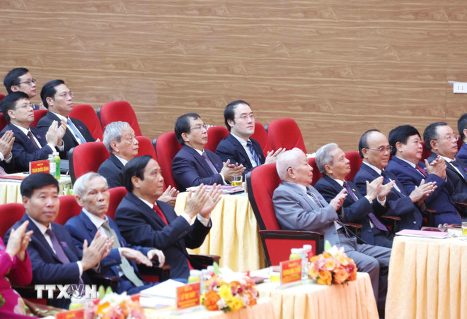 Các đại biểu dự Đại hội. (Ảnh: Phương Hoa/TTXVN) ttxvn-dai-hoi-dang-nghe-an2.jpg
