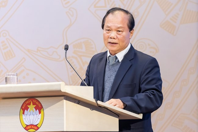 Professor, Dr. Phan Trung Ly speaks. (Source: Vietnam Fatherland Front website) phan-trung-ly.jpg