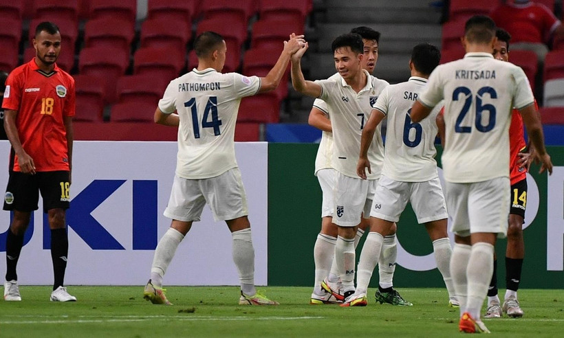 Thái Lan mở màn AFF Cup 2020 thuận lợi. 