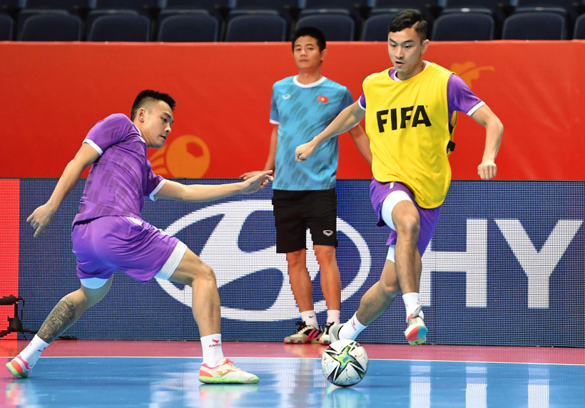 Đội tuyển futsal Việt Nam mất hai tiền đạo giỏi trước trận đấu với Nga. (Ảnh: VFF) 