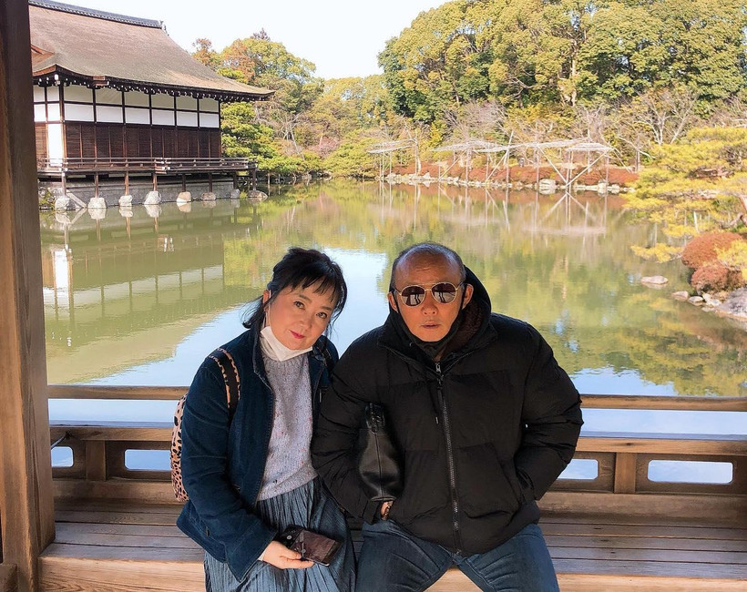 Huấn luyện viên Park Hang-seo đi du lịch Nhật Bản cùng gia đình trong dịp nghỉ tết âm lịch. (Ảnh: FB Chan Sung Park)