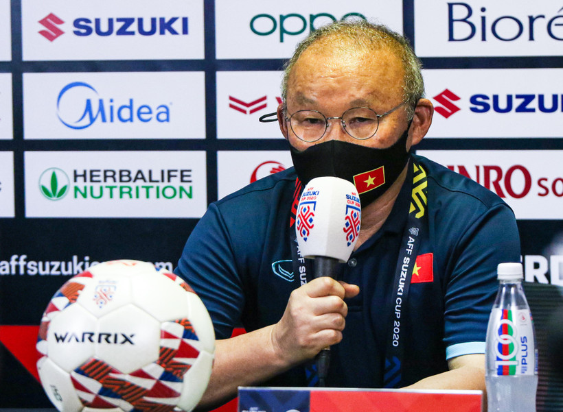 Tuyển Việt Nam chưa từng thua Thái Lan dưới thời huấn luyện viên Park Hang-seo. (Ảnh: VFF) 