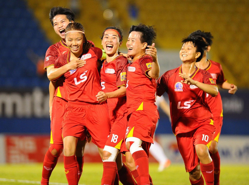 Câu lạc bộ TP.HCM I đang vững vàng ngôi đầu bảng xếp hạng Giải bóng đá nữ Vô địch Quốc gia - Cúp Thái Sơn Bắc 2020. (Ảnh: VFF) 