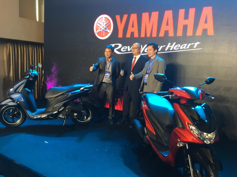 Lễ ra mắt mẫu xe tay ga hoàn toàn mới Yamaha FreeGo 125. (Nguồn: Thế Anh/Vietnam+)