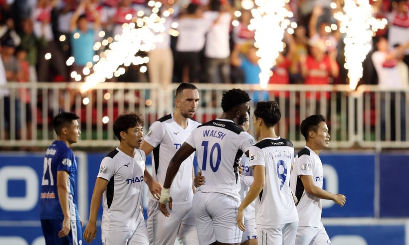 Hoàng Anh Gia Lai trụ hạng thành công ở V-League 2020. (Ảnh: CLB HAGL) 