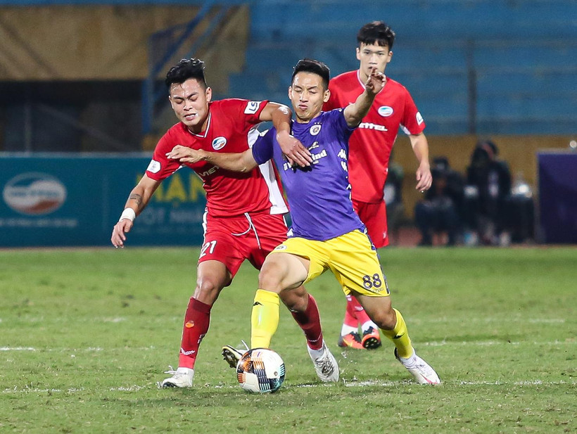 Hà Nội FC đang gây sức ép lớn cho Viettel ở cuộc đua vô địch V-League 2020. (Ảnh: Hiển Nguyễn/Vietnam+)