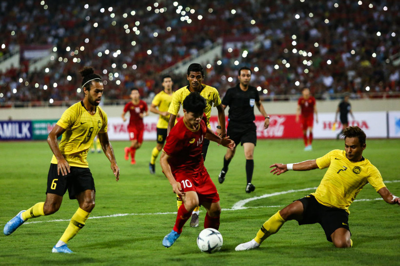 Huấn luyện viên Park Hang-seo hài lòng về Công Phượng cũng như các tiền đạo tuyển Việt Nam. (Ảnh: Nguyên An)