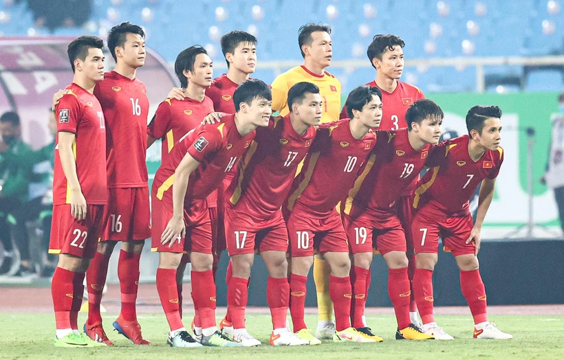 Đội tuyển Việt Nam tới AFF Cup 2020 với những cầu thủ nòng cốt vừa dự vòng loại thứ ba World Cup 2022. (Ảnh: PV/Vietnam+)
