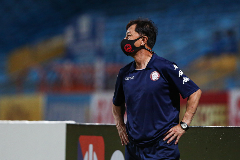 Huấn luyện viên Chung Hae-seong cho biết mục tiêu vô địch không quan trọng với TP.HCM. (Ảnh: Hiển Nguyễn/Vietnam+) 