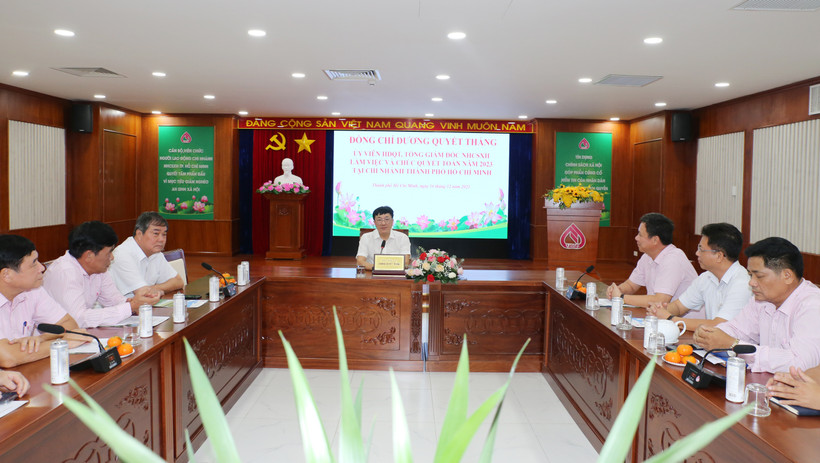 Toàn cảnh buổi làm việc. (Ảnh: VIetnam+)