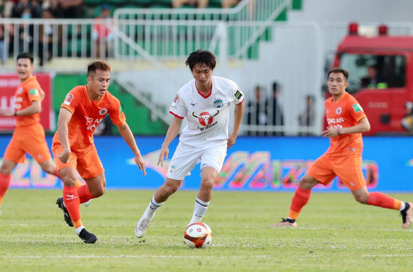 Hoàng Anh Gia Lai tiếp tục chỉ hòa tại V-League 2023. (Ảnh: CLB HAGL) 