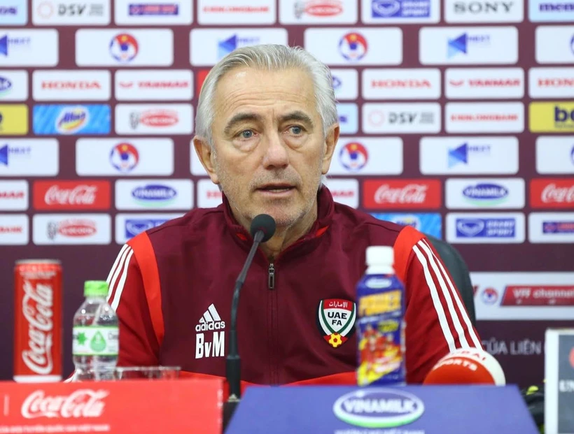 Huấn luyện viên Bert van Marwijk đánh giá cao đội tuyển Việt Nam tại vòng loại World Cup 2022. (Ảnh: Hải Hoàng)