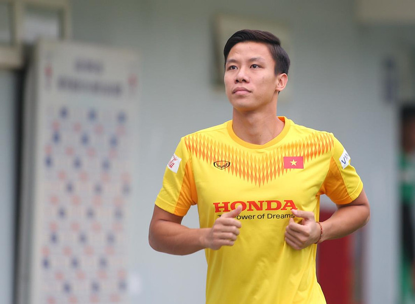 Quế Ngọc Hải là đội trưởng tuyển Việt Nam dù đàn anh Văn Quyết cũng có mặt ở đợt tập trung tháng 12/2020. (Ảnh: Hiển Nguyễn/Vietnam+) 