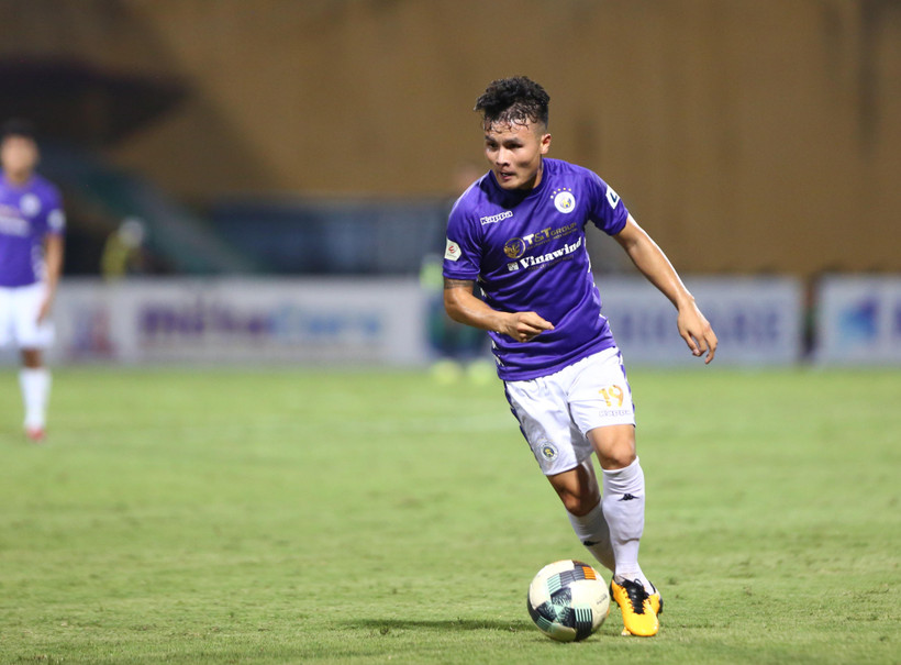 Hà Nội FC chạm trán TP.HCM ở vòng 1 giai đoạn hai V-League 2020. (Ảnh: Hiển Nguyễn/Vietnam+) 