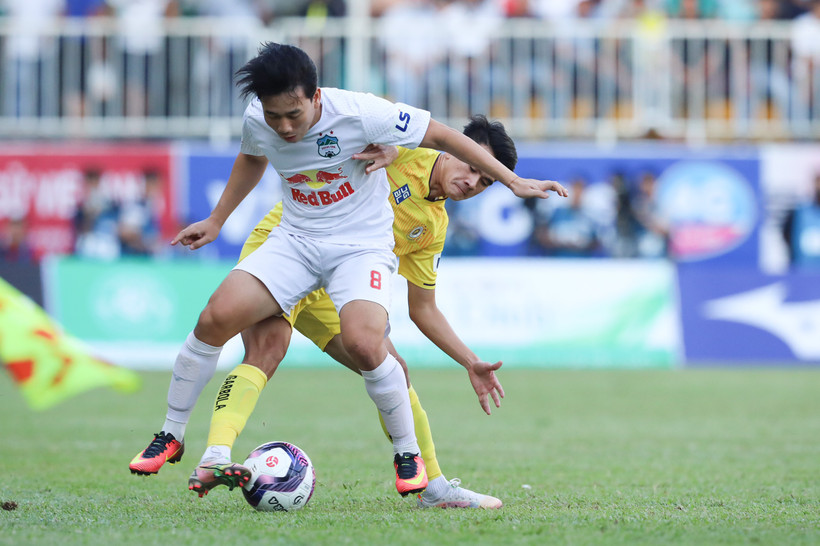 V-League 2021 không có đội vô địch và lên, xuống hạng. (Ảnh: PV/Vietnam+) 