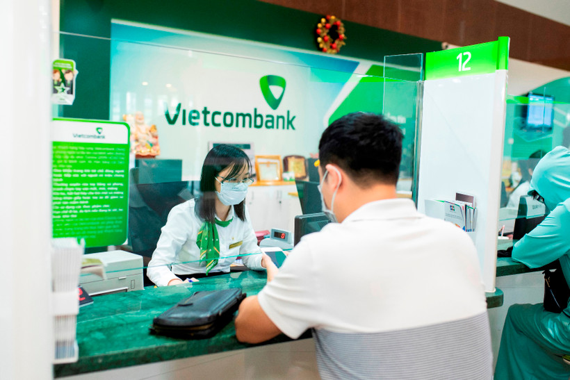 Vietcombank dành 160.000 tỷ đồng ưu đãi lãi suất khách hàng cá nhân vay sản xuất kinh doanh. (Ảnh: PV/Vietnam+)