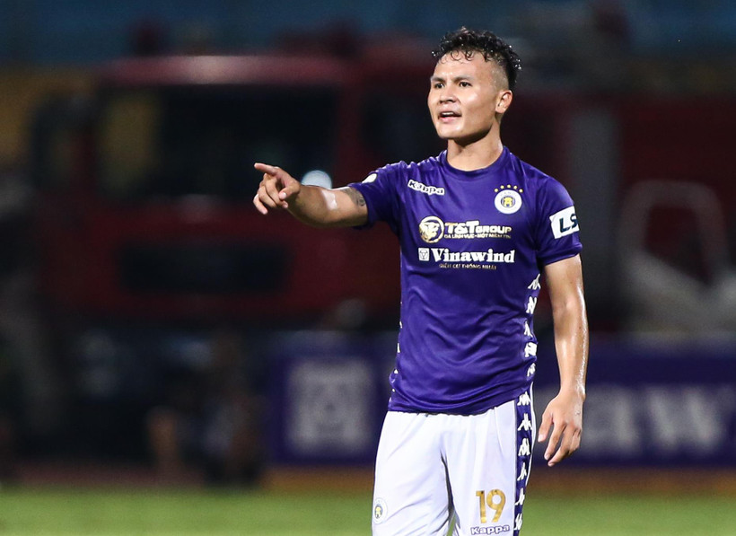 Hà Nội FC chiếm nhiều lợi thế nhất với lịch thi đấu thuận lợi. (Ảnh: Hiển Nguyễn/Vietnam+)