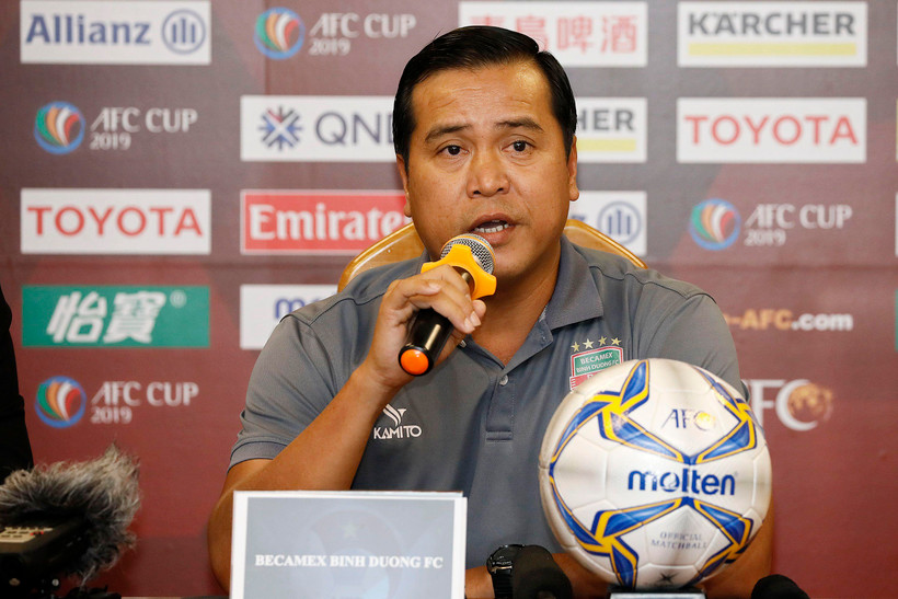 Nguyễn Thanh Sơn, HLV Becamex Bình Dương. (Ảnh: Nguyên An/Vietnam+)