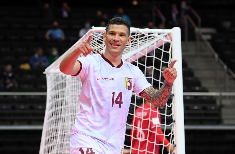 Venezuela vào vòng loại trực tiếp trong lần đầu dự FIFA Futsal World Cup. (Ảnh: Getty Images)