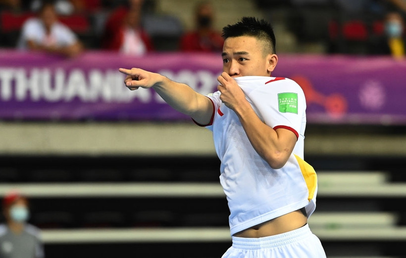 Tuyển futsal Việt Nam đánh bại Panama với tỷ số 3-2. (Ảnh: Getty Images) 