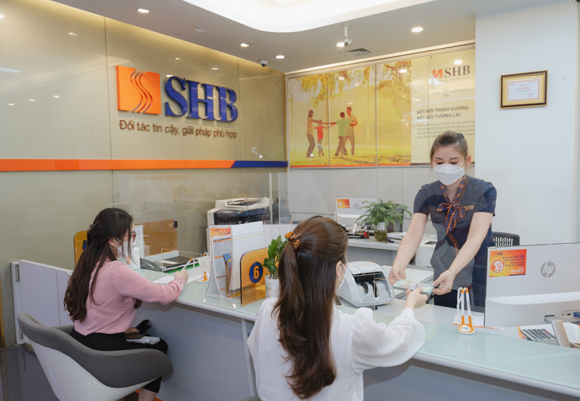 SHB tiếp tục tăng trưởng bền vững, chuyển đổi mạnh mẽ và toàn diện trong năm 2023. (Ảnh: PV/Vietnam+)