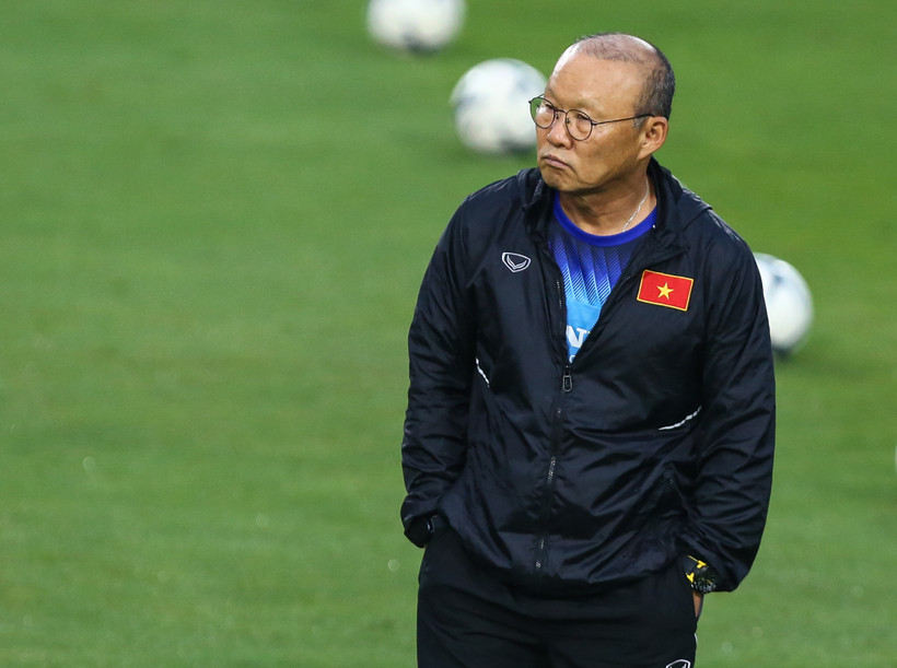 Huấn luyện viên Park Hang-seo không bị cấm chỉ đạo ở AFF Cup 2020. (Ảnh: Nguyên An/Vietnam+)