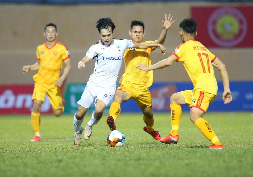 Hoàng Anh Gia Lai hòa 0-0 Thanh Hóa ở vòng 11 V-League 2020. (Ảnh: Nguyên An/Vietnam+) 