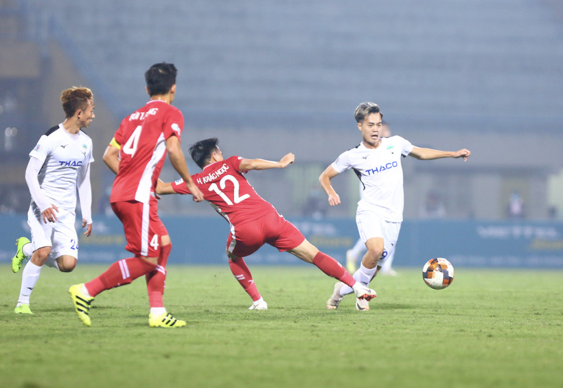 V-League 2020 trở lại sớm sẽ mang lại một số lợi thế cho tuyển Việt Nam ở Vòng loại World Cup 2022 và AFF Cup 2020. (Ảnh: Nguyên An/VIetnam+)