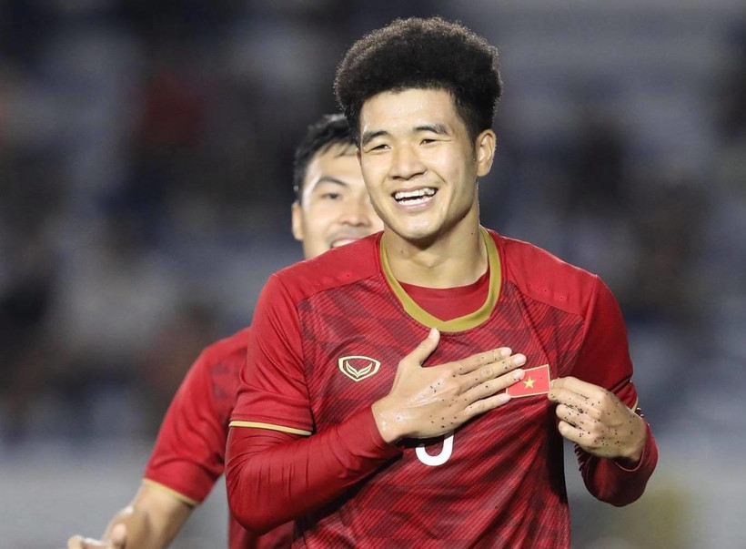 Tiền đạo Hà Đức Chinh đánh giá cao U22 Indonesia ở trận chung kết SEA Games 30 tới đây. (Ảnh: Vietnam+)