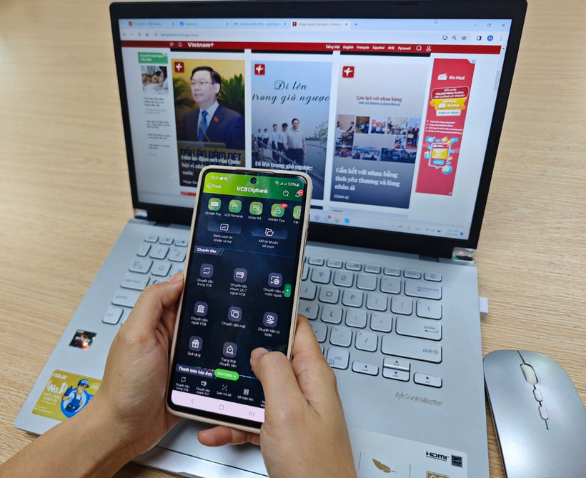 Tết là thời điểm tội phạm hoành hành nhằm, chiếm đoạt tài chính của các nạn nhân từ các tài khoản ngân hàng. (Ảnh: PV/Vietnam+)