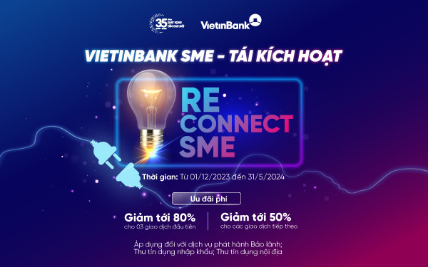 VietinBank ưu đãi phí cho doanh nghiệp vừa và nhỏ tái sử dụng dịch vụ (Ảnh: PV/Vietnam+)