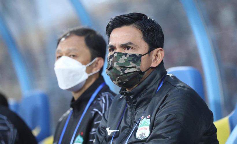 Huấn luyện viên trưởng Hoàng Anh Gia Lai, Kiatisak. (Ảnh: PV/Vietnam+) 