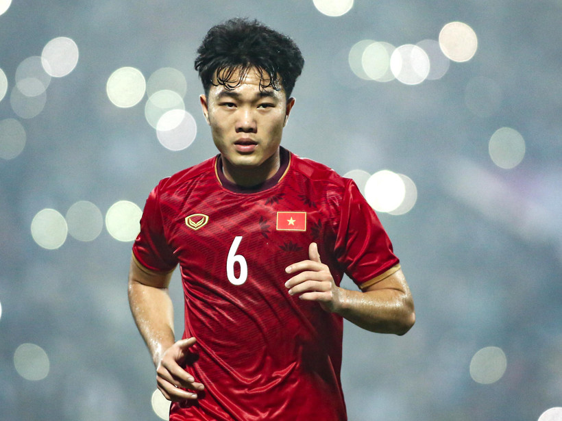 Tiền vệ Xuân Trường vừa nhiễm COVID-19 trong quá trình hội quân cùng tuyển Việt Nam. (Ảnh: PV/Vietnam+) 