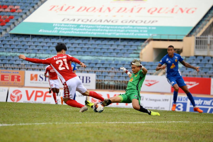 Công Phượng để lại dấu ấn là một đường kiến tạo ở vòng đấu mở màn V-League 2020. (Ảnh: CLB TP.HCM)