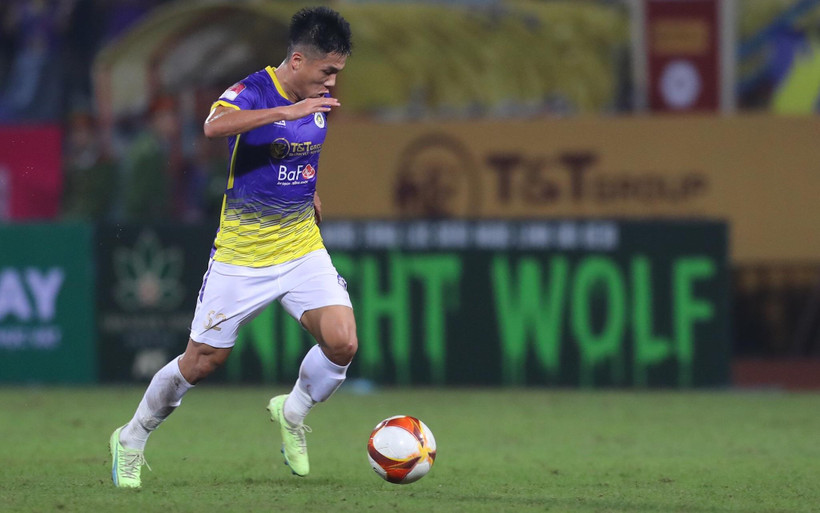 Hà Nội FC đứng đầu bảng xếp hạng sau vòng 3 V-League 2023. (Ảnh: PV/Vietnam+) 