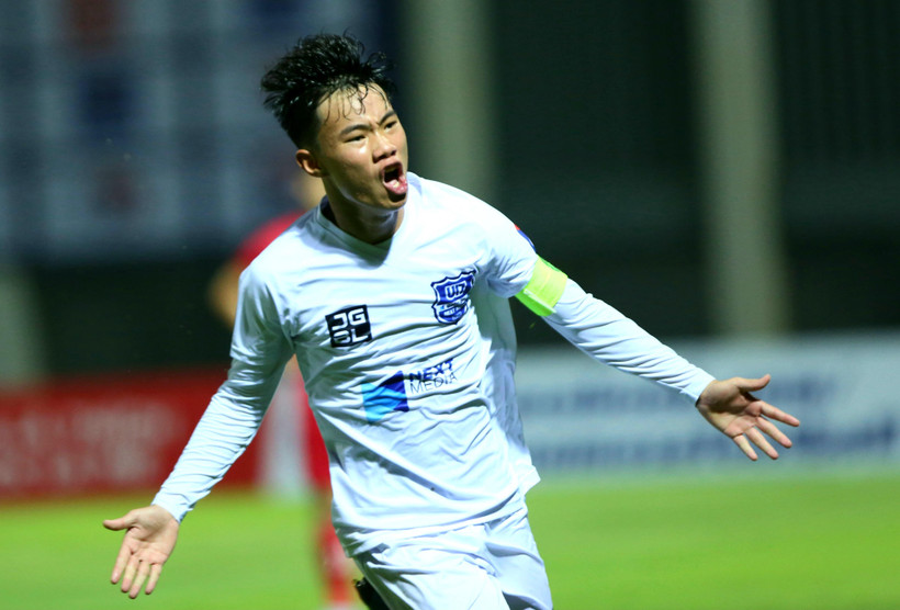 'Đàn em' của Công Phượng vào bán kết U17 Quốc gia 2020 cùng tham vọng vô địch. (Ảnh: Tá Hiển/Vietnam+)