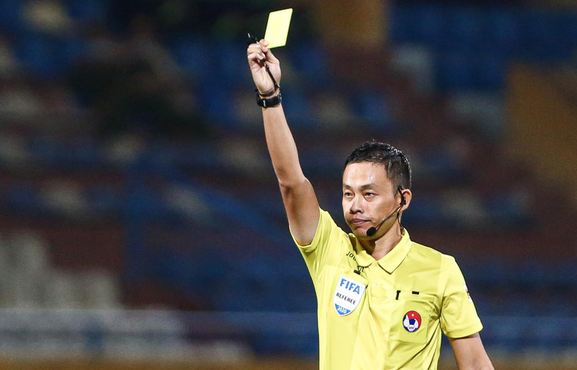 Trọng tài FIFA Ngô Duy Lân. (Ảnh: PV/Vietnam+) 