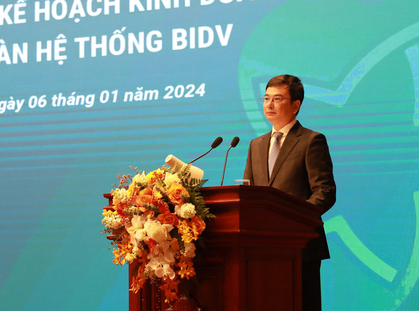 Phó Thống đốc Ngân hàng Nhà nước Phạm Thanh Hà phát biểu chỉ đạo tại Hội nghị của BIIDV. (Ảnh: PV/Vietnam+)