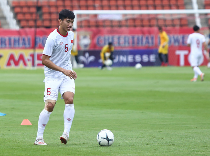 Đoàn Văn Hậu không được triệu tập lên U22 Việt Nam đợt này vì đã đủ năng lực thi đấu. (Ảnh: Nguyên An/Vietnam+) 