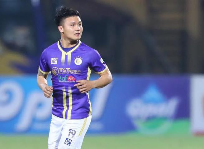 Quang Hải sẽ ra nước ngoài thi đấu sau khi hết hợp đồng với Hà Nội FC vào ngày 12/4.(Ảnh: PV/Vietnam+)