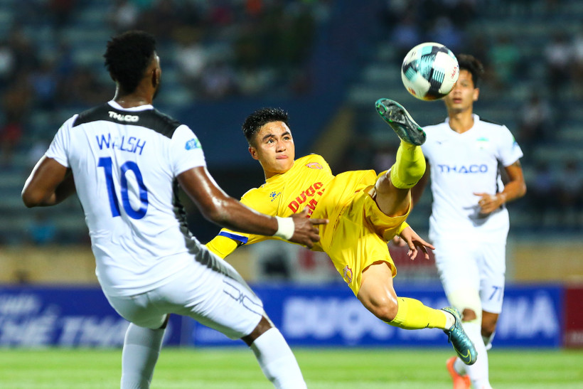 Thời gian V-League 2020 trở lại thi đấu được tính toán dựa trên từng thời điểm và tình hình dịch COVID-19. (Ảnh: Nguyên An/Vietnam+)