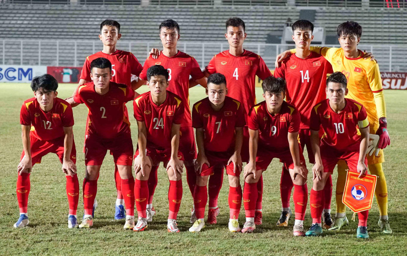 U19 Việt Nam đang thi đấu tốt tại giải U19 Đông Nam Á 2022. (Ảnh: VFF) 